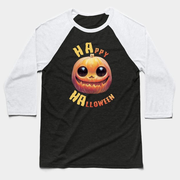 Happy Halloween Baseball T-Shirt by TMBTM